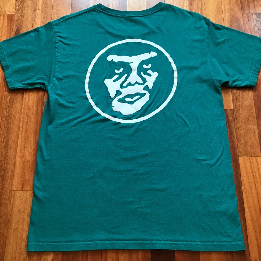 OBEY Tee S/S Mens Medium Turquoise Andre the Giant